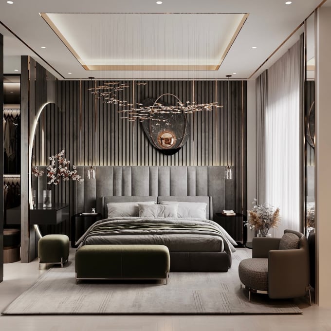 do interior bedroom design and interior bathroom design
