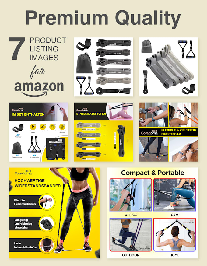 design amazon product listing images