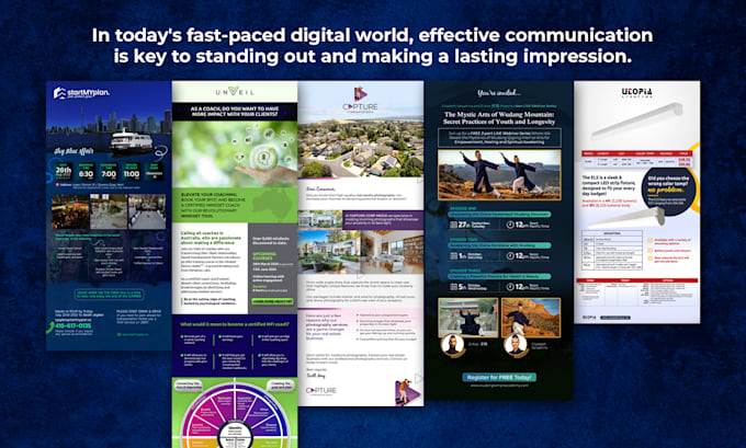 design responsive HTML email and custom design