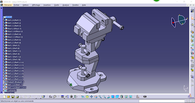 do 3d modeling and make 2d drawings in catia v5 and solidworks