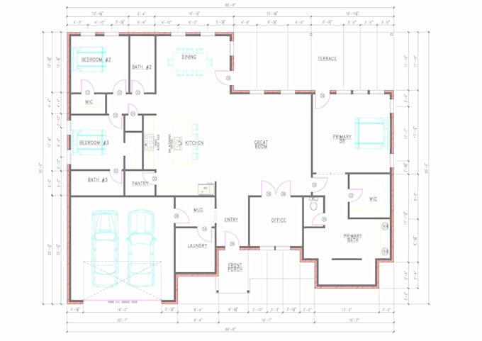 changes in your existing 2d floor plan additions alterations