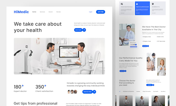 create website UI UX design for your business with figma expert
