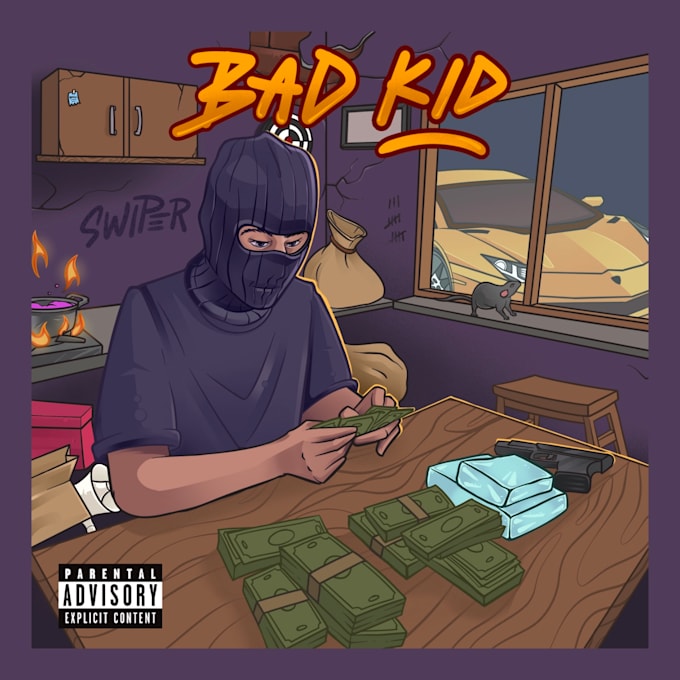 do custom album cover art for hip hop, rap, mixtape cover