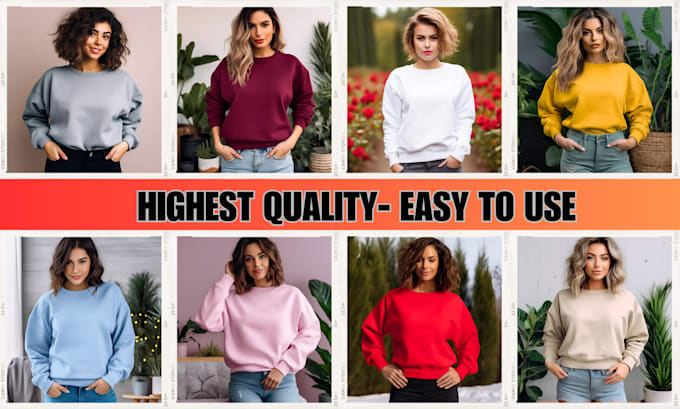 supply gildan 18000 sweatshirt 18500 hoodie mug mockups