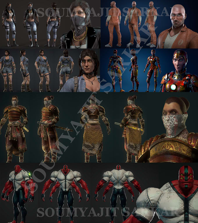 create your 3d models for printing and games