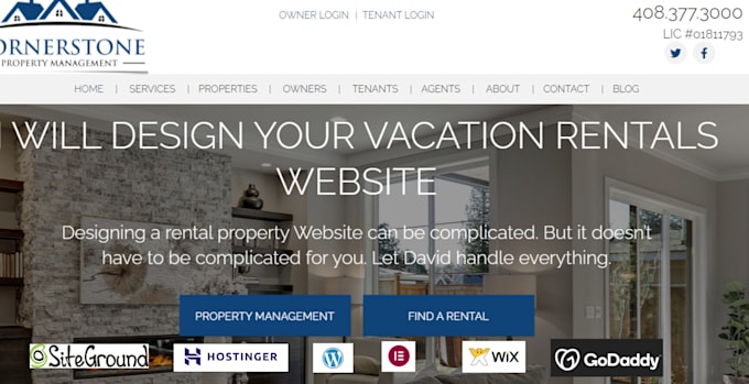 build powerful property websites, vacation rentals, apartments websites airbnb