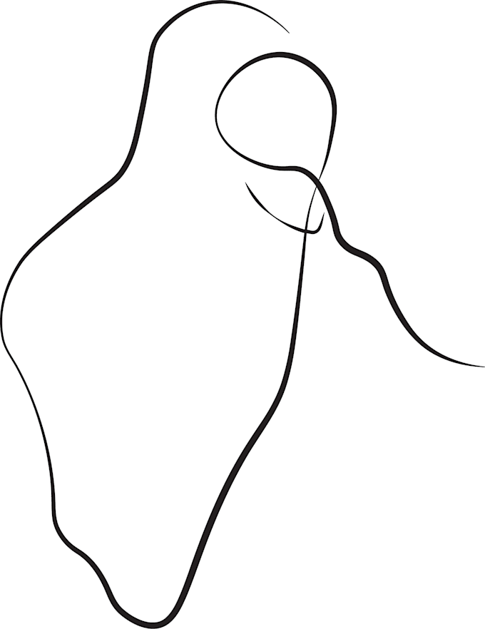 draw one line art illustrations