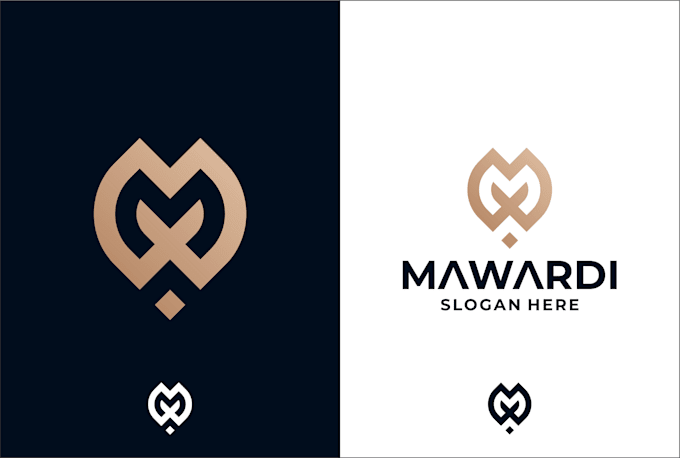 design monogram initial letter logo