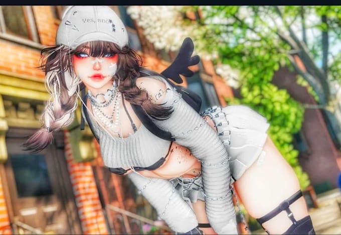 vrchat avatar furry avatar anime 3d model vr character vrc avatar nsfw dps unity