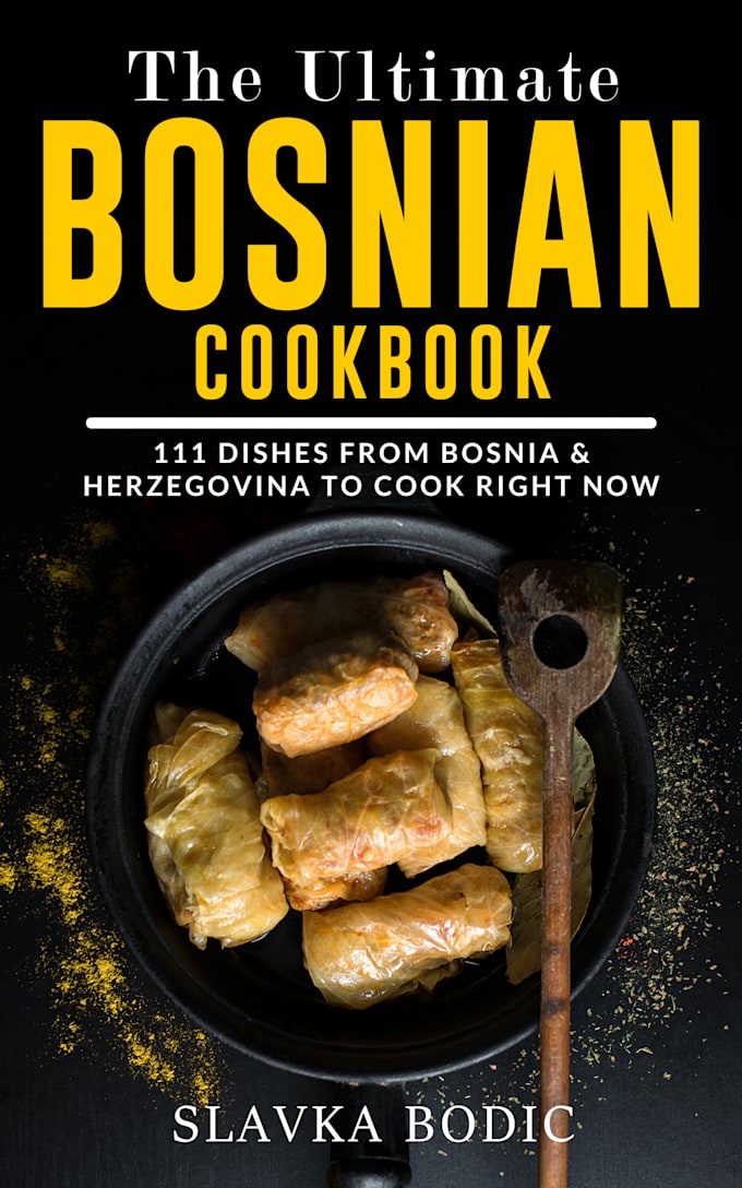 create amazing cover for your cookbook