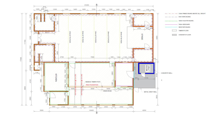 draw your floor plans in autocad 2d