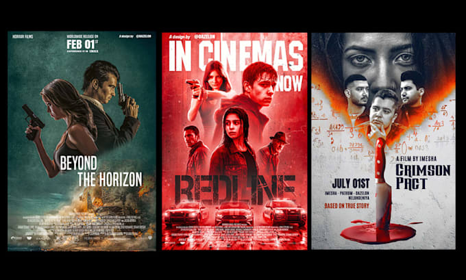 design a professional cinematic movie poster for your film