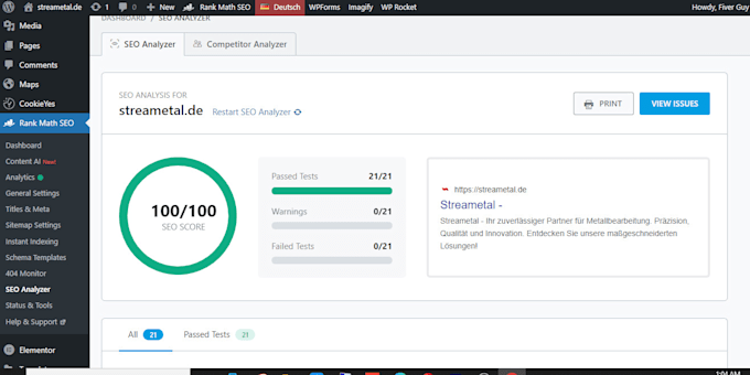 optimize your wordpress website with rank math or yoast seo