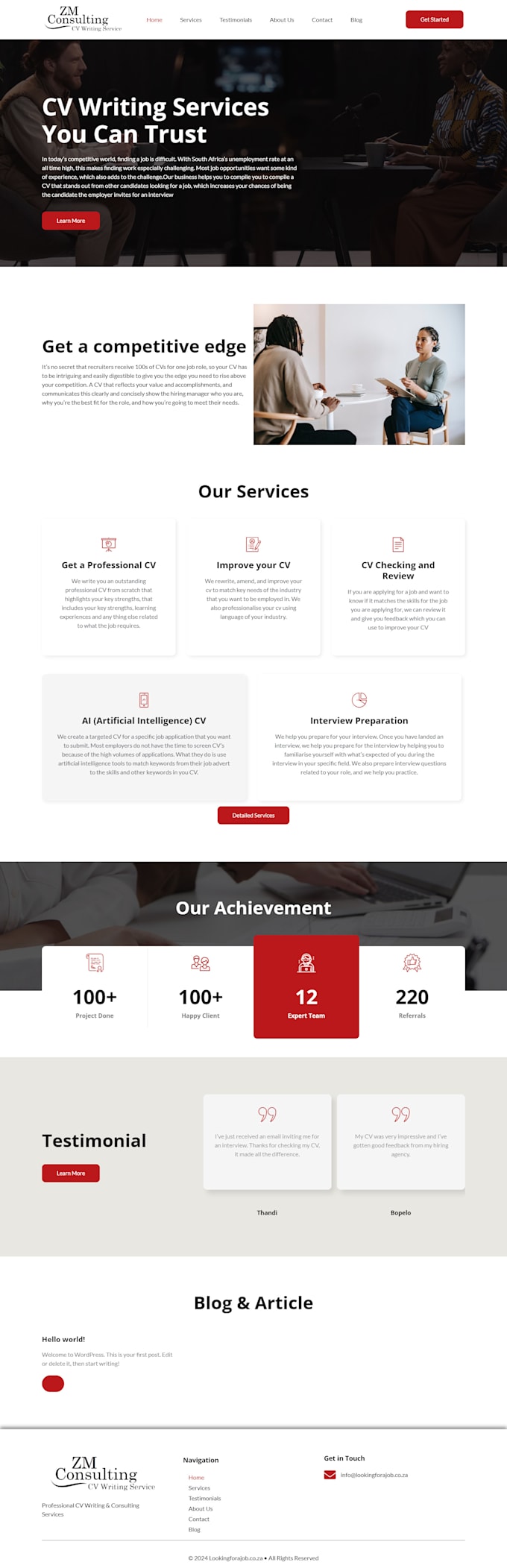 redesign and design responsive wordpress website