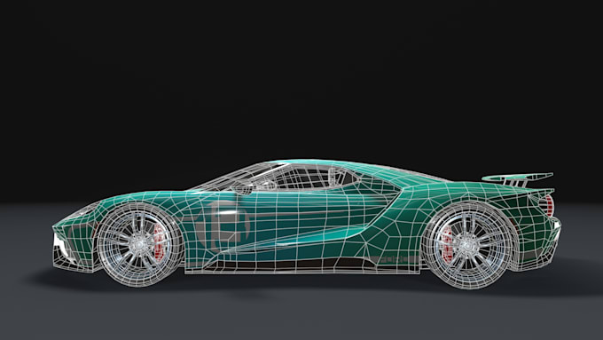 do 3d modeling and texturing of vehicle for games or render