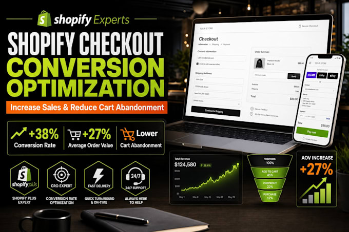 optimize shopify checkout to increase conversions and reduce cart abandonment