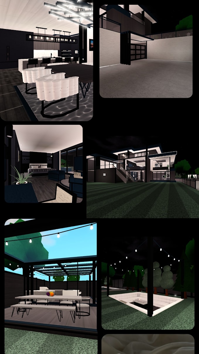 build an aesthetic custom house in bloxburg