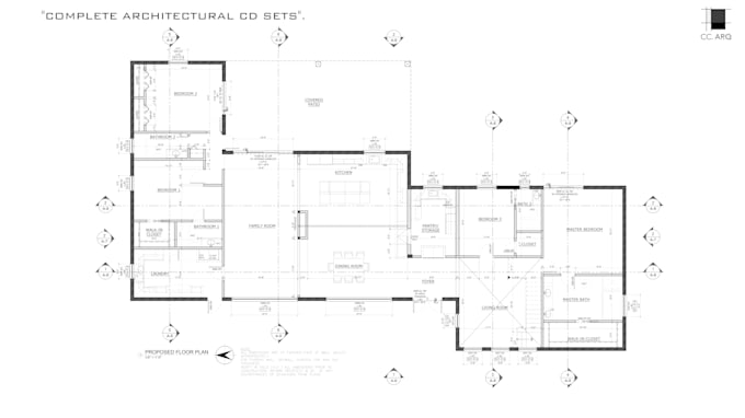 do architectural cd sets, construction drawings and permits