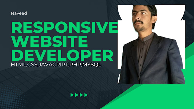 Develop your responsive website using html and css by Muhammadnave344 ...
