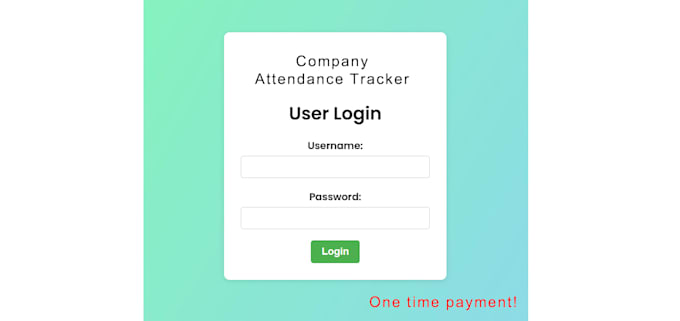 create a web based attendance tracker for your business