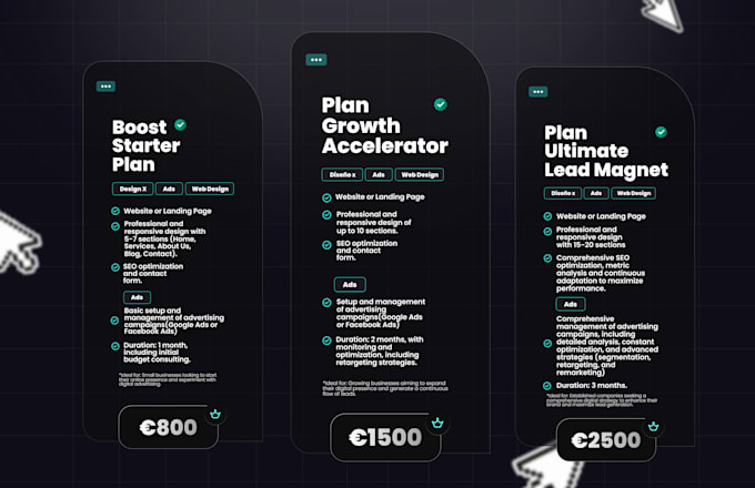 design or re design a website for your business and grow your leads with ads