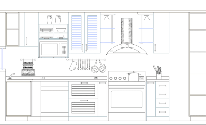 Design 2d architectural design in autocad by Ornela_madani | Fiverr