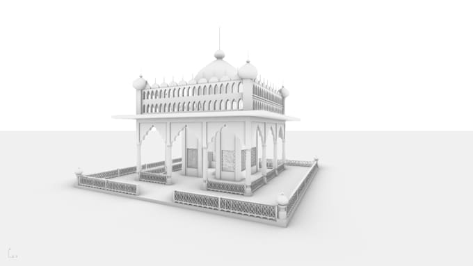 make architectural 3d model and render quickly