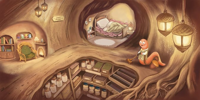 custom illustrations for magical and emotional kids stories
