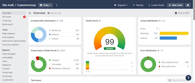 optimize website on page technical SEO services wordpress, laravel, wix, shopify