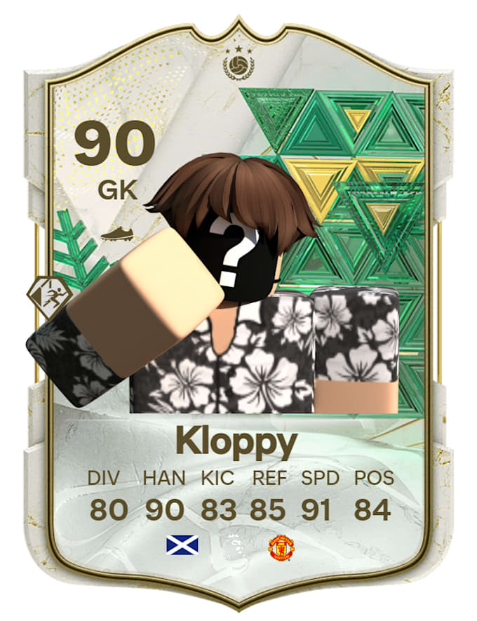 make a custom roblox gfx fifa card