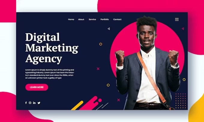 create digital marketing agency website in wordpress