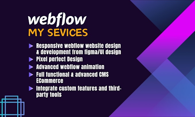 Design and develop webflow website from figma to webflow by Cmsflow ...