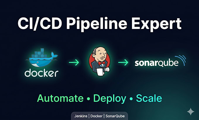 set up a professional cicd pipeline using jenkins docker and sonarqube