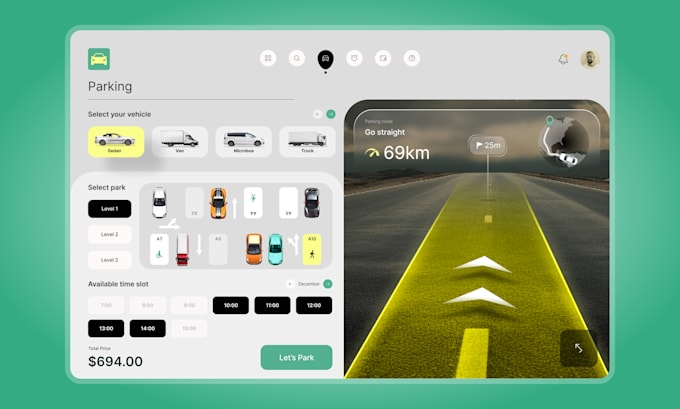 design stunning portfolio website uiux, ios app ui 3d mockup prototype