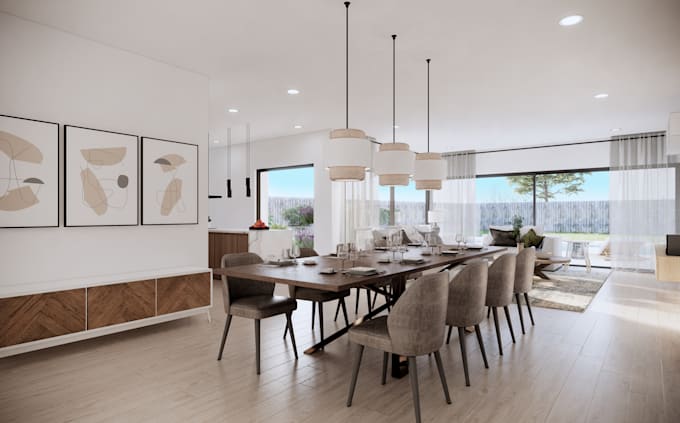 do 3d floor plan, interior, exterior rendering