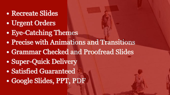 create professional powerpoint slides for your project
