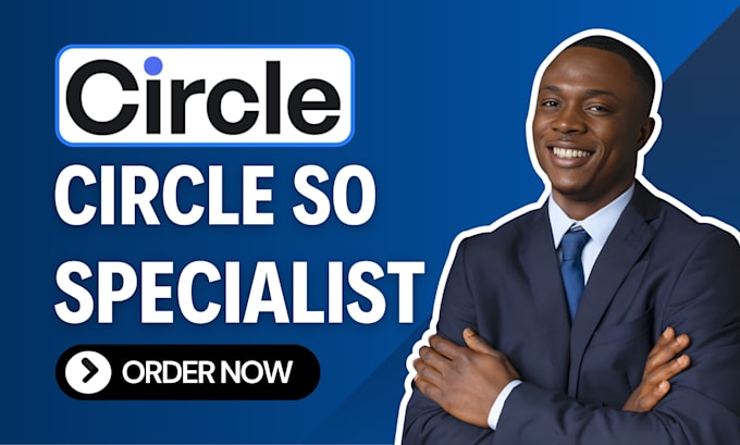 setup circle so online community circle so manager circle so website specialist