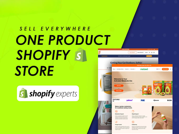 build shopify store or dropshipping ecommerce store