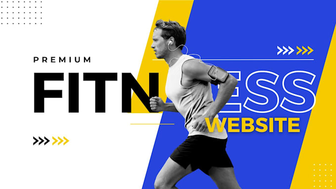 create premium gym, yoga, workout, fitness website