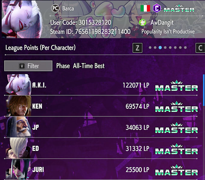 help you get your dream rank in street fighter 6