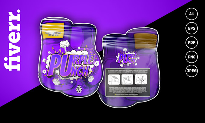 design custom die cut shaped weed bag, cannabis mylar bags pouch