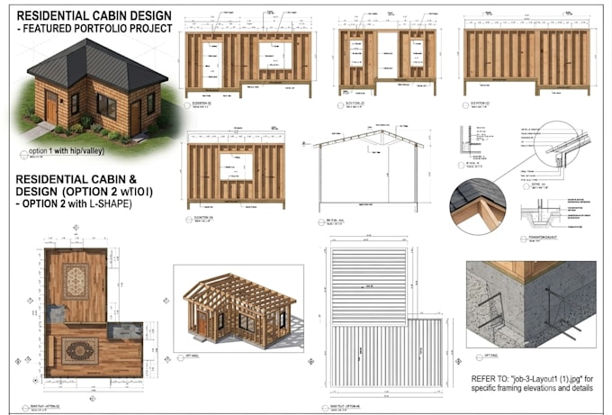 create 2d floor plan and permit drawing for city approval