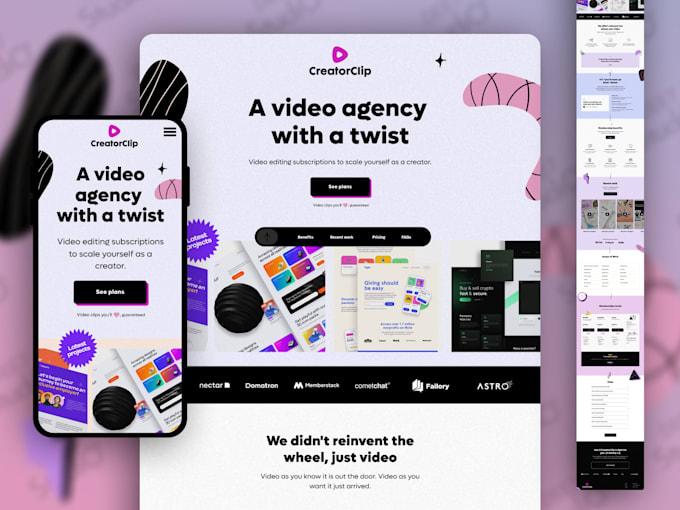 design and build a cms powered webflow website