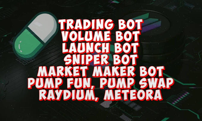 be solana developer for pump fun, ore, meme coin trading volume bot, web3 dapp