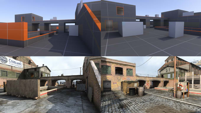design game level and 3d game environment in unity