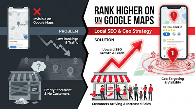 rank your business profile higher on google maps with local SEO and geo strategy