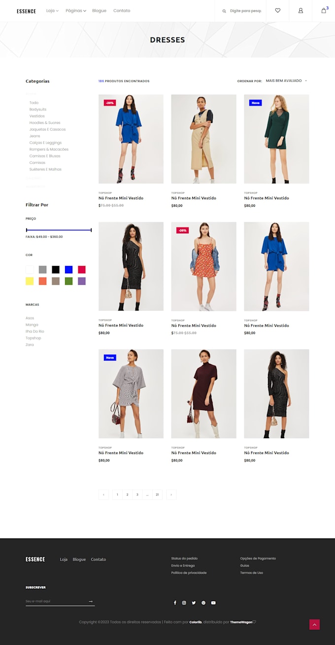 develop a store in wordpress or javascript