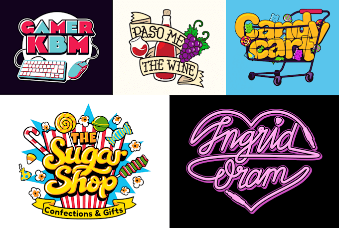 design unique hand lettering and typography for your brand
