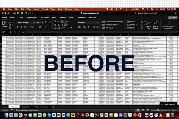 Clean excel spreadsheet and excel data cleaning by Alichangezi22 | Fiverr