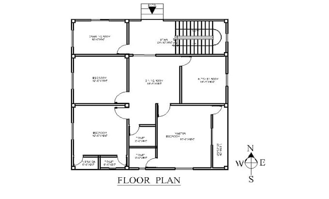 provide auto cad 2d design and floor plan